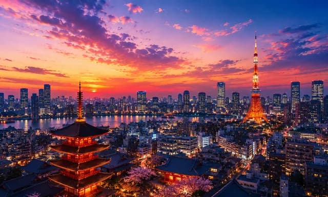 Tokyo at dusk